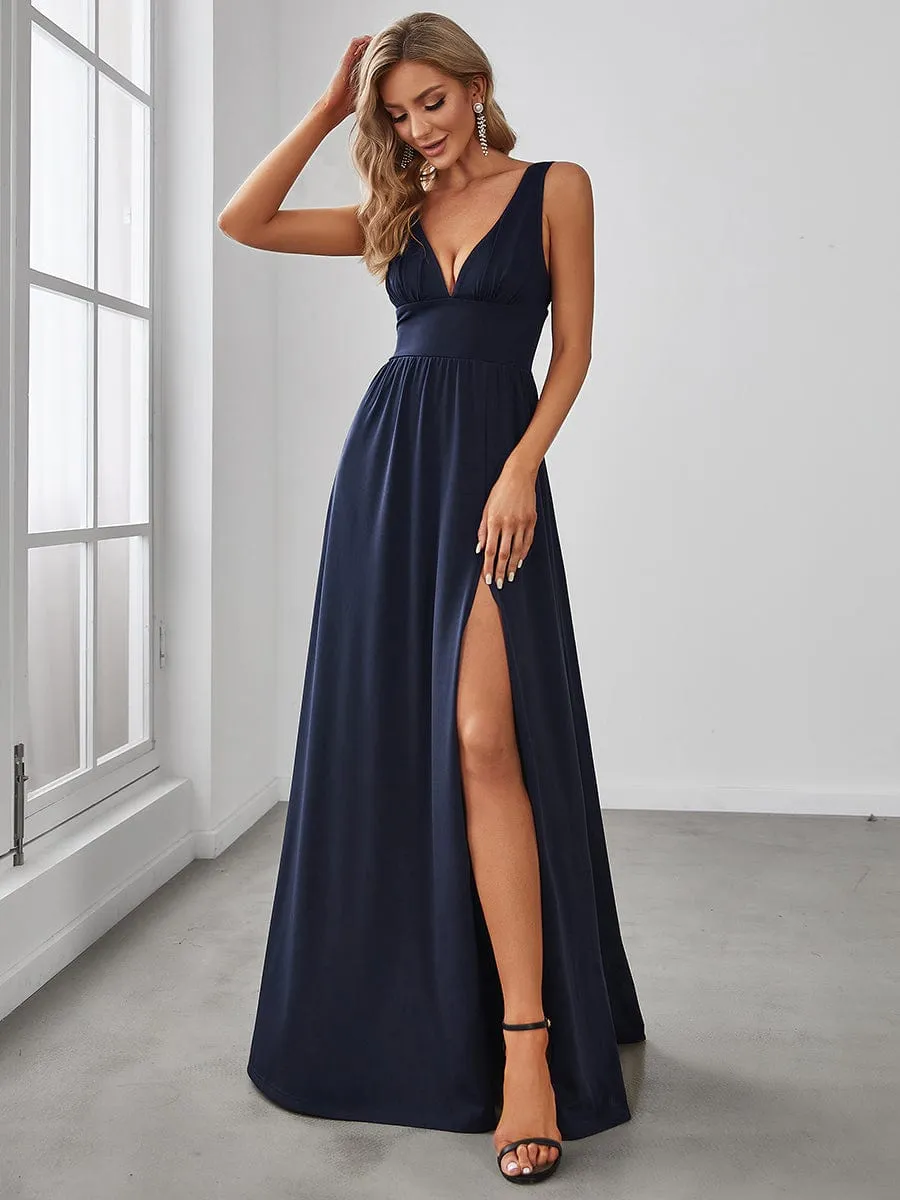 Taille personnalisée Robe de soirée longue au sol à taille haute