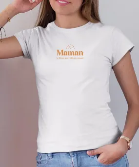 Tee-shirt - Maman la 8ième merveille du monde Pour femme