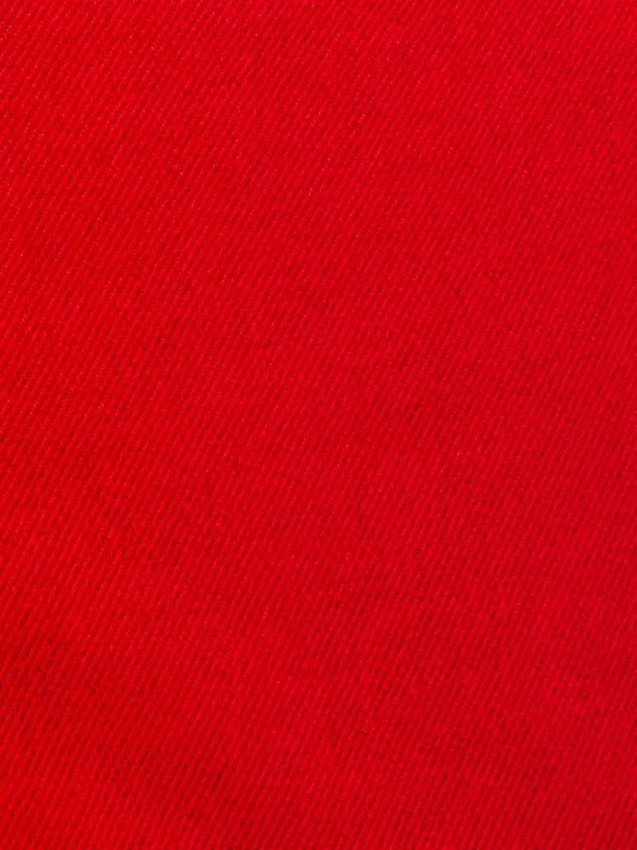 TISSU JEANS AU METRE coton bio filidenim flex uni rouge Unisexe | 1083