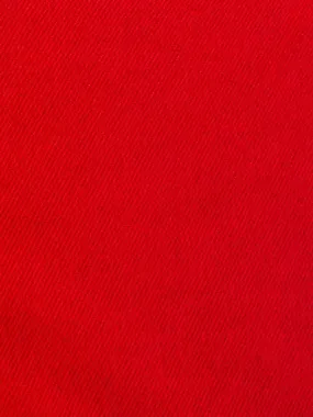 TISSU JEANS AU METRE coton bio filidenim flex uni rouge Unisexe | 1083