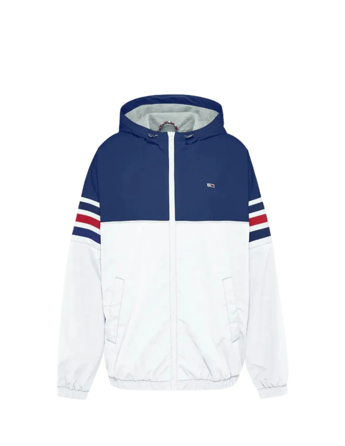 Veste zippée Tommy Jeans Ref 53892 YBR white twilight navy