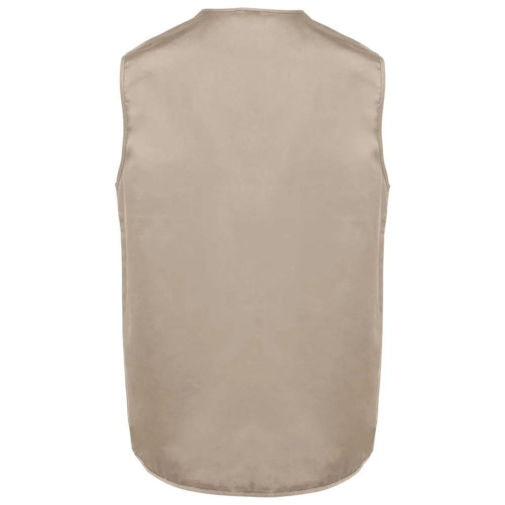 WK. Designed To Work WK609 - Gilet polycoton multipoches doublé unisexe